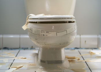 Sanitärkatastrophe: Warum du niemals – wirklich niemals – das Abflussrohr mit Tesafilm reparieren solltest